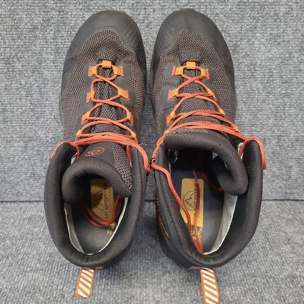 La Sportiva TX Hike Mid GTX Carbon/Saffron Hiking Boots 34S-900313 Men's US 13